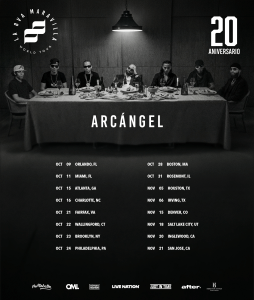 Arcángel Unveils U.S. Dates for La 8va Maravilla 20 Aniversario Tour