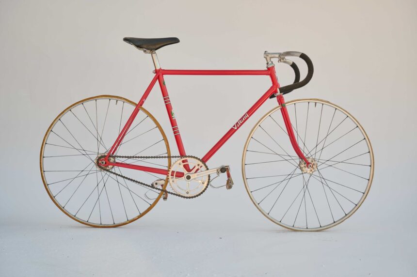 A humble bike for a humble rider, who was one of the greatest of all time