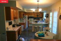 ’80s Oak Kitchen Cabinets Are Totally Unrecognizable After This Rustic Farmhouse Makeover