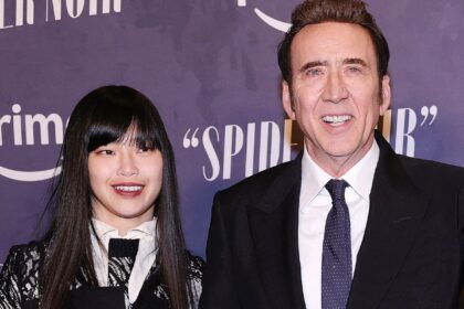 Nicolas Cage & Riko Shibata Have Date Night at Spider-Noir Premiere