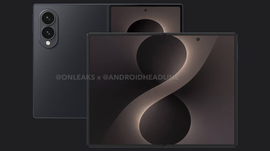 Galaxy Z Fold 8, Wide Fold leak again, leaving little to imagination