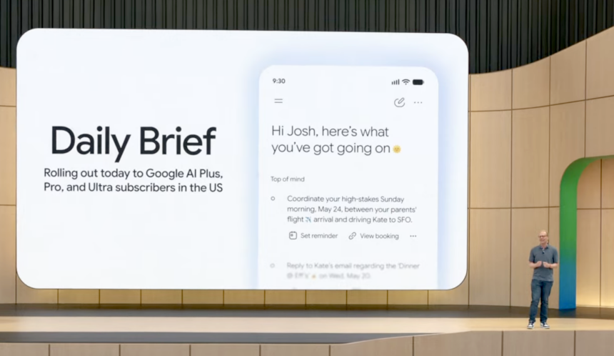 Google wants to give you an AI-driven ‘Daily Brief’