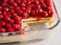 I Make This No-Bake Cherry Éclair Cake and It’s Devoured in Minutes