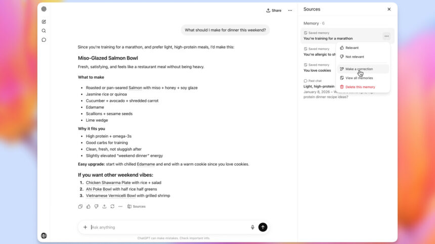 ChatGPT’s new default model is more factual and better at personalization