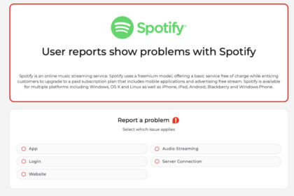 Spotify is down for some users