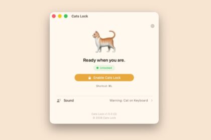 This new Mac app locks the keyboard to prevent chaos when your cat tramples all over it