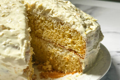 My Grandma Always Adds This Canned Fruit to Boxed Yellow Cake Mix