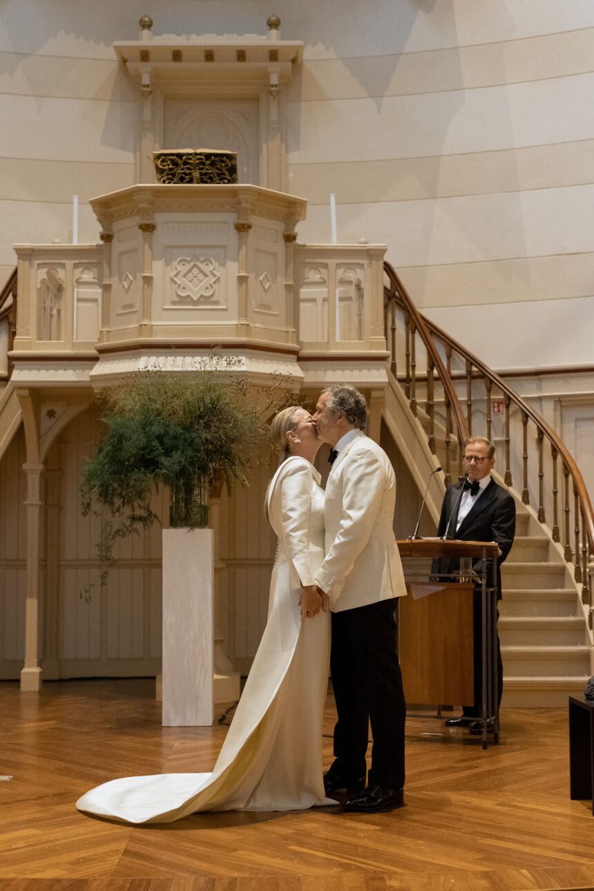 The Róhe Founders Hosted Their Wedding at Their Amsterdam Atelier and a Brutalist Church