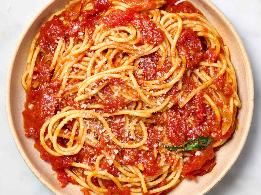 For the Best-Tasting Spaghetti, My Mom Always Adds This  Grocery Staple