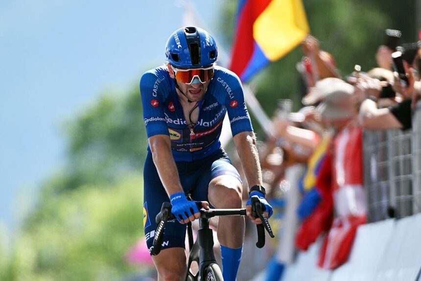 ‘Anger gave me even more grinta’ – Giulio Ciccone frustrated by mountains points spat as he misses out on stage win yet again at Giro d’Italia