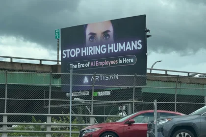This company boldly asks you to replace human workers with AI. Its strategy is working well, in one way