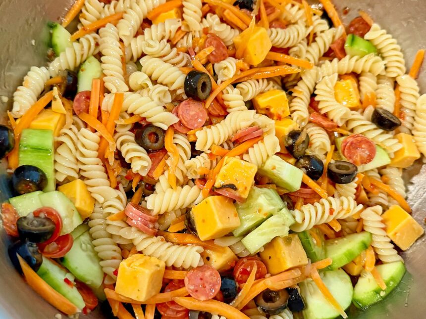 I Use This  Grocery Shortcut for Pasta Salad All Summer Long — And Friends Beg for the Recipe