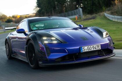 The Porsche Taycan Turbo GT Manthey Set A New Nürburgring Record