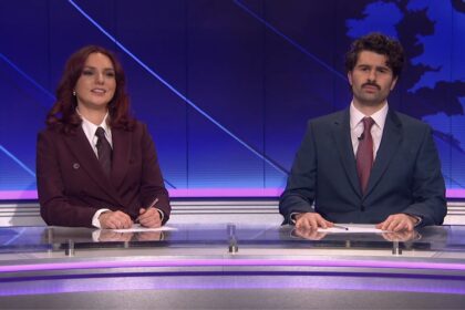 ‘SNL U.K.’ Weekend Update Takes Aim at Katy Perry’s Met Gala Mask, Which Symbolizes ‘What It’s Like To Live Life as a Stupid Moron’