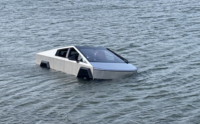 Someone drove a Tesla Cybertruck into a lake to test ‘Wade Mode.’ It didn’t end well.