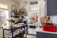 This Foldable Kitchen Island Cart Adds Precious Counter Space in a Snap