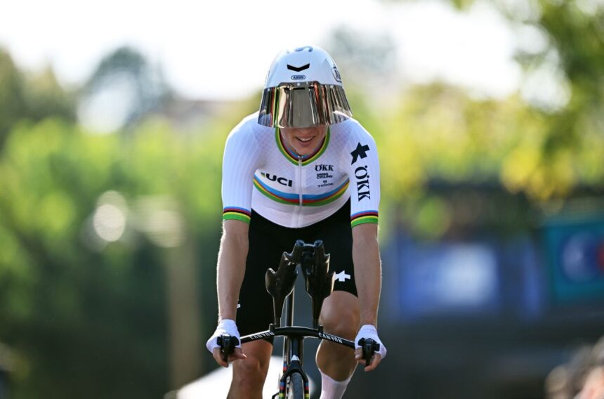 Is Canyon testing a new Speedmax? Marlen Reusser teases a camouflaged TT Bike