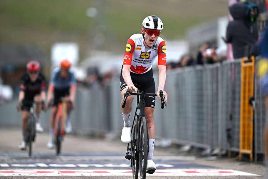 Derek Gee-West to remain Lidl-Trek GC leader despite trailing teammate Ciccone in Giro d’Italia