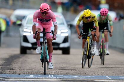 ‘I tried to suffer as much as possible’ – Giro d’Italia leader Afonso Eulálio survives Blockhaus after hard fight to limit time loss