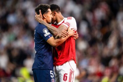 What Marquinhos told Gabriel right after Arsenal star’s Champions League penalty miss