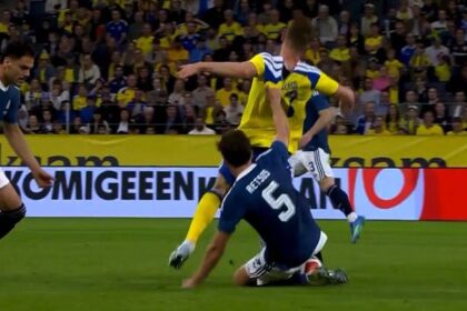 Viktor Gyokeres horror tackle as Arsenal star recovers from World Cup injury scare