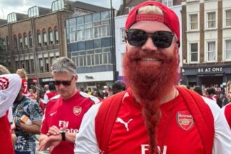 ‘I vowed to never shave my beard until Arsenal won the Premier League – 10 years ago’