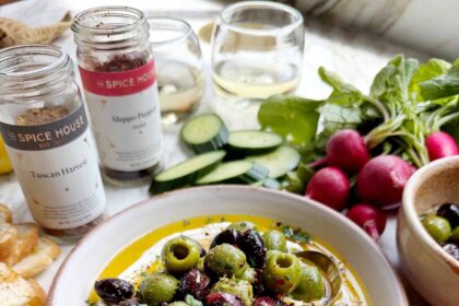Tuscan Marinated Olives with Whipped Ricotta