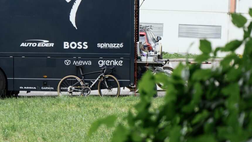 I hid in a bush to get the first spy shots of the new Specialized Tarmac SL9 at the newly-named Dauphiné