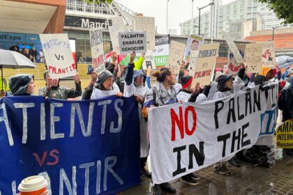 ‘Hands Off Our NHS’: Anti-Palantir Protests Break Out in UK Over Deal With National Health Service