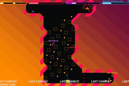 More than a decade later, the team behind N++ is back with a multiplayer sequel
