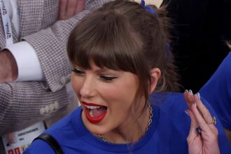 Taylor Swift Attends NBA Finals at Madison Square Garden to Support the Knicks