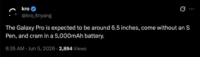 Samsung Galaxy S27 Pro battery size may have just leaked, and now we’re excited