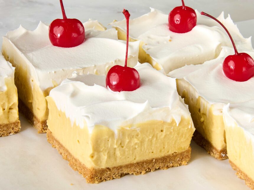 Root Beer Float Bars Are the No-Bake Dessert of Summer