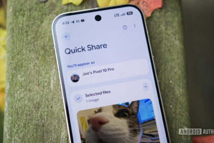 Quick Share might soon give your family an easier way to share files with you