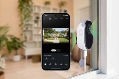 One device, double the coverage – The Botslab W101 window camera covers the inside and outside