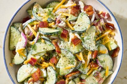 This Loaded Cucumber Salad Is My New Summer BBQ Staple