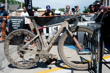 Backwards tyres and self-lubing chains: We peel back the mud at the Unbound Gravel finish line to reveal some curious tech choices