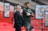 Michael Carrick meets Ole Gunnar Solskjaer after beating Man Utd legend to manager’s job